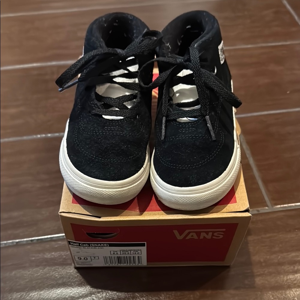 Vans Half Cab Kids Black Sneakers
